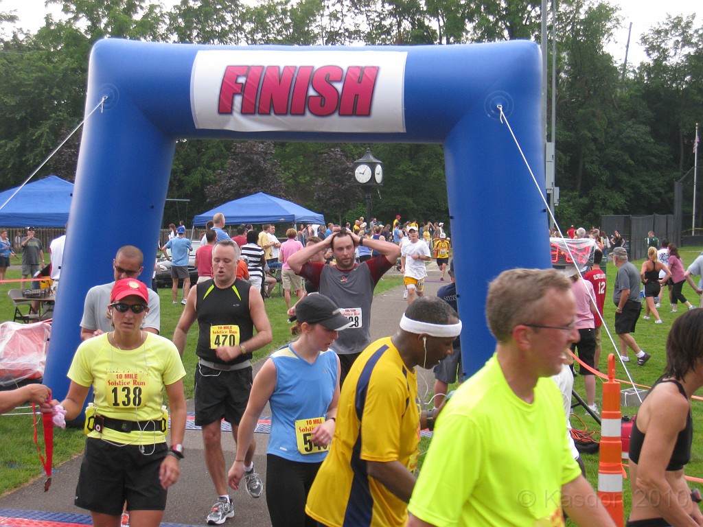 Solstice 10K 2010-06 0240.jpg - The 2010 running of the Northville Michigan Solstice 10K race. Six miles of heat, humidity and hills.